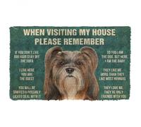 zerbino ingresso casa Si prega di ricordare le regole della casa per cani Lhasa Apso Zerbino