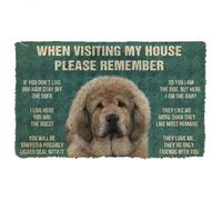 zerbino ingresso casa Si prega di ricordare le regole della casa per i cani mastini tibetani. Zerbino