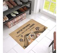 zerbino ingresso casa Solo per farti sapere che ci sono un sacco di Corgi qui dentro Zerbino