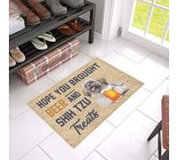 zerbino ingresso casa Spero che tu abbia comprato birra e dolcetti per Shih Tzu sullo zerbino