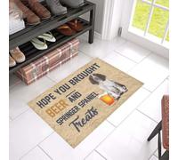 zerbino ingresso casa Spero che tu abbia comprato birra e dolcetti per Springer Spaniel sullo zerbino