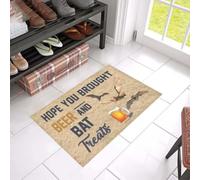 zerbino ingresso casa Spero che tu abbia comprato uno zerbino con birra e dolcetti a forma di pipistrello