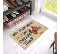 zerbino ingresso casa Spero che tu abbia comprato uno zerbino con birra e dolcetti al pollo