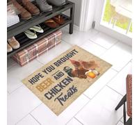 zerbino ingresso casa Spero che tu abbia comprato uno zerbino con birra e dolcetti al pollo