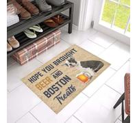 zerbino ingresso casa Spero che tu abbia comprato uno zerbino con birra e dolcetti per Boston Terrier