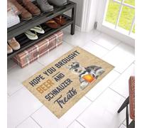 zerbino ingresso casa Spero che tu abbia comprato uno zerbino con birra e dolcetti per Schnauzer