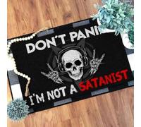 zerbino ingresso casa Teschio Niente panico, non sono un satanista Zerbino