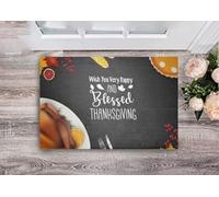 zerbino ingresso casa Ti auguro un felice e benedetto zerbino di benvenuto per il Ringraziamento