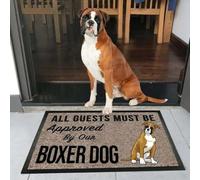 zerbino ingresso casa Tutti gli ospiti devono essere approvati dal nostro zerbino per cani Boxer