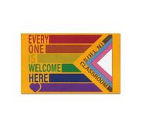 zerbino ingresso casa Tutti sono benvenuti in questo zerbino per interni ed esterni per l'uguaglianza in classe