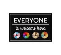 zerbino ingresso casa Tutti sono benvenuti qui, zerbino Daisy per interni ed esterni