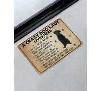 zerbino ingresso casa Una pazza mamma di cani Labrador, zerbino divertente per interni ed esterni per la mamma