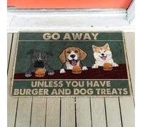 zerbino ingresso casa Vai via se non hai hamburger e dolcetti per cani. Zerbino per interni ed esterni.