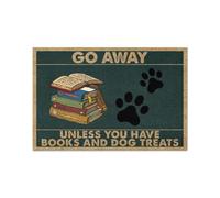 zerbino ingresso casa Vattene se non hai libri e cani Zerbino