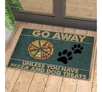 zerbino ingresso casa Vattene se non hai pizza e dolcetti per cani - Zerbino