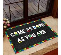 zerbino ingresso casa Vieni fantastico come sei, zerbino afroamericano per interni ed esterni
