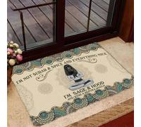 zerbino ingresso casa Vorrei che Mufuka lo facesse - Zerbino Cocker Spaniel Nero