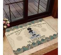 zerbino ingresso casa Vorrei che Mufuka lo facesse - Zerbino Labrador Retriever nero