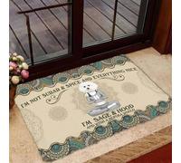 zerbino ingresso casa Vorrei che un Mufuka lo facesse - Zerbino Bichon Frise