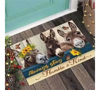 zerbino ingresso casa Zerbino a forma di asino, sempre umile e gentile