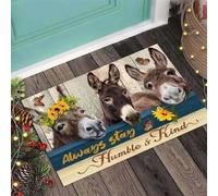 zerbino ingresso casa Zerbino a forma di asino, sempre umile e gentile