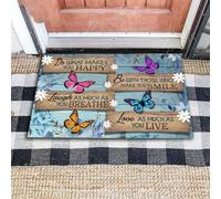 zerbino ingresso casa Zerbino Butterfly Fai ciò che ti rende felice