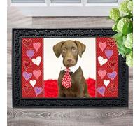 zerbino ingresso casa Zerbino con foto di cuori di San Valentino