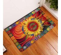 zerbino ingresso casa Zerbino con girasole Ogni piccola cosa andrà bene di Hippie