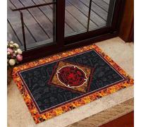 zerbino ingresso casa Zerbino con motivo Vigile del fuoco nel fuoco