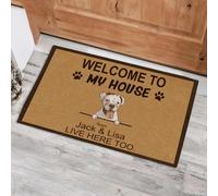 zerbino ingresso casa Zerbino con stampa personalizzata Cane e Gatto Benvenuti a Casa Mia