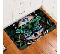 zerbino ingresso casa Zerbino con teschio di falena