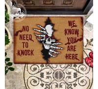 zerbino ingresso casa Zerbino con teschio fantasma dentro, non c'è bisogno di bussare