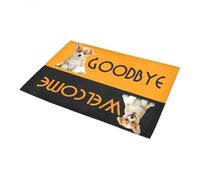 zerbino ingresso casa Zerbino di benvenuto e arrivederci per il simpatico Corgi