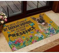 zerbino ingresso casa Zerbino di benvenuto facile da pulire con motivo Pastore tedesco senza bisogno di bussare