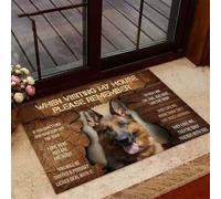 zerbino ingresso casa Zerbino di benvenuto facile da pulire per pastore tedesco