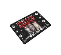 zerbino ingresso casa Zerbino di Natale C'è un sacco di gatti qui dentro