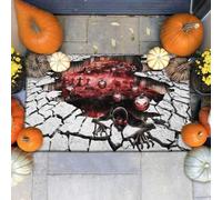 zerbino ingresso casa Zerbino Diavolo dall'Inferno di Halloween