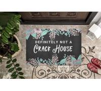 zerbino ingresso casa Zerbino divertente per interni ed esterni, decisamente non uno Crack House, floreale