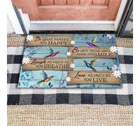 zerbino ingresso casa Zerbino Fai ciò che ti rende felice di Hummingbird