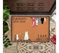 zerbino ingresso casa Zerbino Gatto Io dico Ciao Tu dici Addio