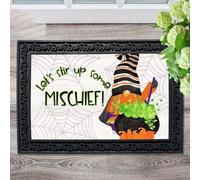 zerbino ingresso casa Zerbino Gnomi di Halloween che scatenano guai