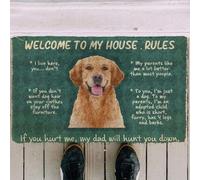 zerbino ingresso casa Zerbino Golden Retriever Benvenuti nella mia casa con le regole