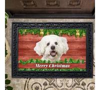 zerbino ingresso casa Zerbino natalizio Barnwood Bichon Frise