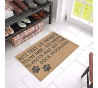 zerbino ingresso casa Zerbino Non svegliare i cani