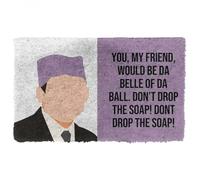 zerbino ingresso casa Zerbino per cani The Office Prison Mike Custom Doormat