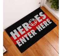 zerbino ingresso casa Zerbino per interni ed esterni Eroi entra qui con scritta Vigile del fuoco