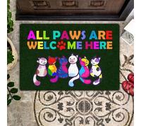 zerbino ingresso casa Zerbino per interni ed esterni LGBT All Paws Are Welcome Here