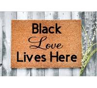 zerbino ingresso casa Zerbino personalizzato Black Love Lives Here