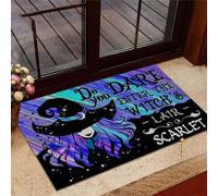 zerbino ingresso casa Zerbino personalizzato Incantesimo di Halloween per strega e mago: hai il coraggio