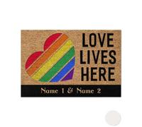 zerbino ingresso casa Zerbino personalizzato LGBT Love Lives Here
